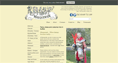 Desktop Screenshot of masqueradeshop.co.uk